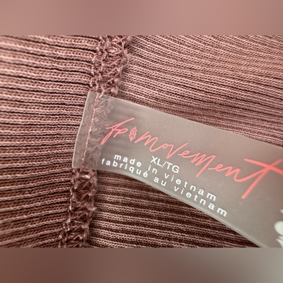 FP Movement Free People Movement Swish Set in Vanilla Fig Mauve size XL NEW $148 - Picture 9 of 16